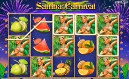 Screenshot of Samba Carnival Online Slot Machine