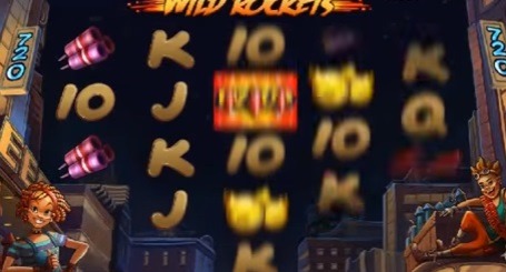 Screenshot of Wild Rockets Online Slot Machine