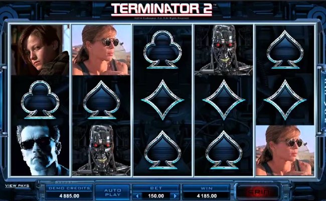 Screenshot of Terminator 2 Online Slot Machine