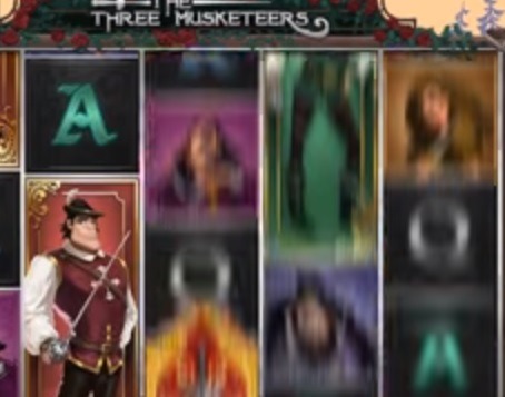 Screenshot of The Three Musketeers Online Slot Machine