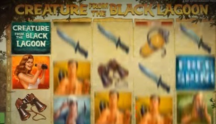 Screenshot of Creature from the Black Lagoon Online Slot Machine