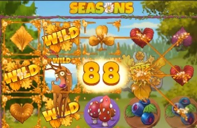 Screenshot of Seasons Online Slot Machine