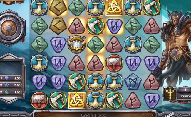 Screenshot of Viking Runecraft Online Slot Machine